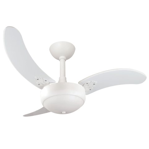 Ventilador de Teto Infinity Commerce Branco 3 Pás MDF Bco 110V+Controle 2006 Commerce 3 Pás