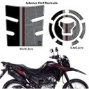 Ver imagem 3 de Kit Protetor Tanque Bocal Resinado Bros 160 25/26 Grafite