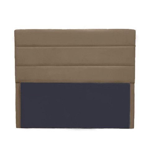 Cabeceira Leila 1,40 Suede Capuccino - Dominic Decor