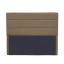Ver imagem 1 de Cabeceira Leila 1,40 Suede Capuccino - Dominic Decor