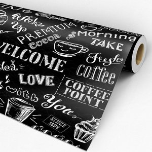 Papel de Parede Temático para Cafeterias - 3,00x0,50m