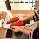 Ver mais imagens de Carrinho Organizador 4 Andares Cozinha Lavanderia Banheiro Escritorio Prateleira Rodinhas Porta Obje