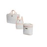 Kit Bolsa maternidade Lollipop Cinza 3 Pçs mala, mochila e frasqueira - Hug - 1