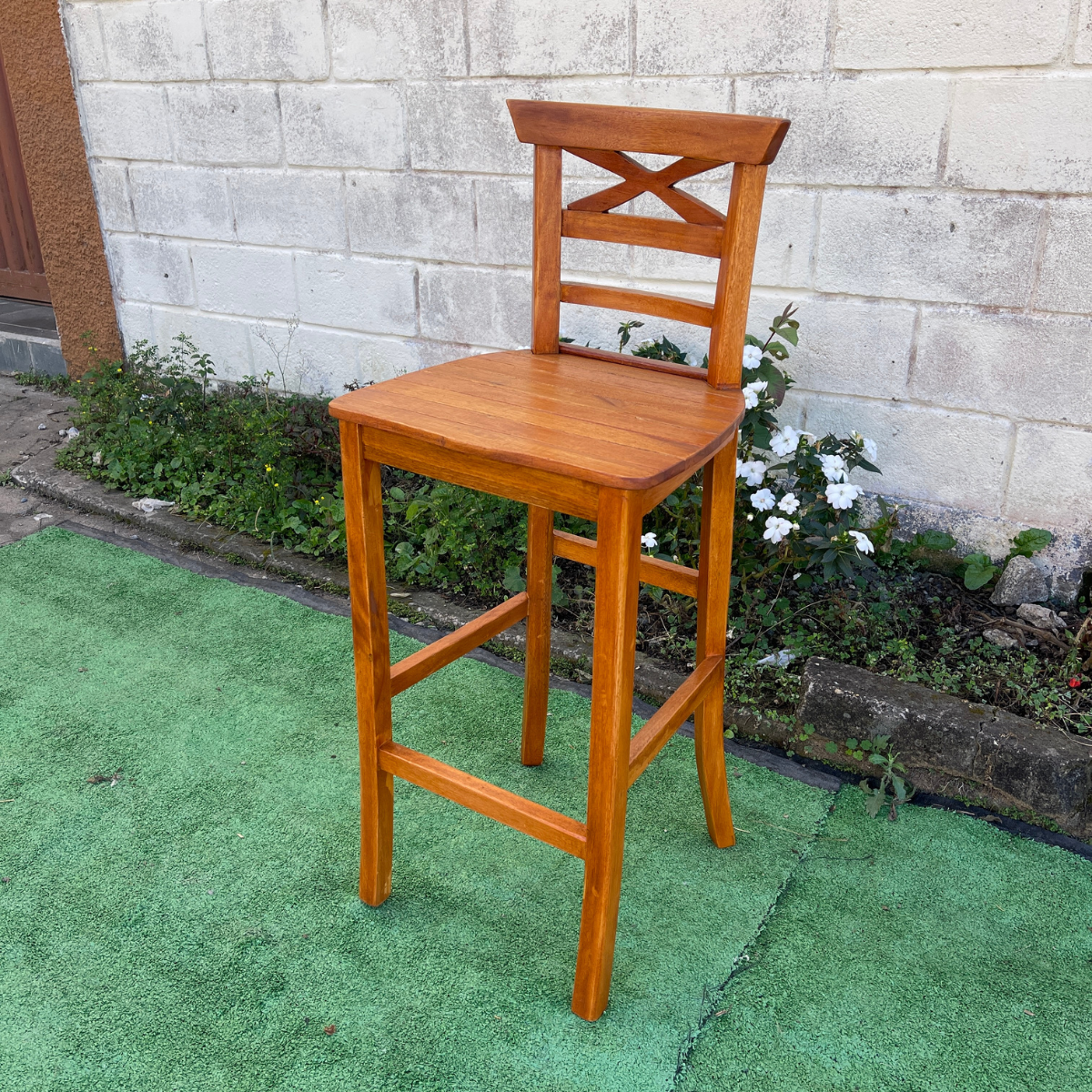 Banqueta Abc em Madeira de Demolição Sudeste Rústico - 7