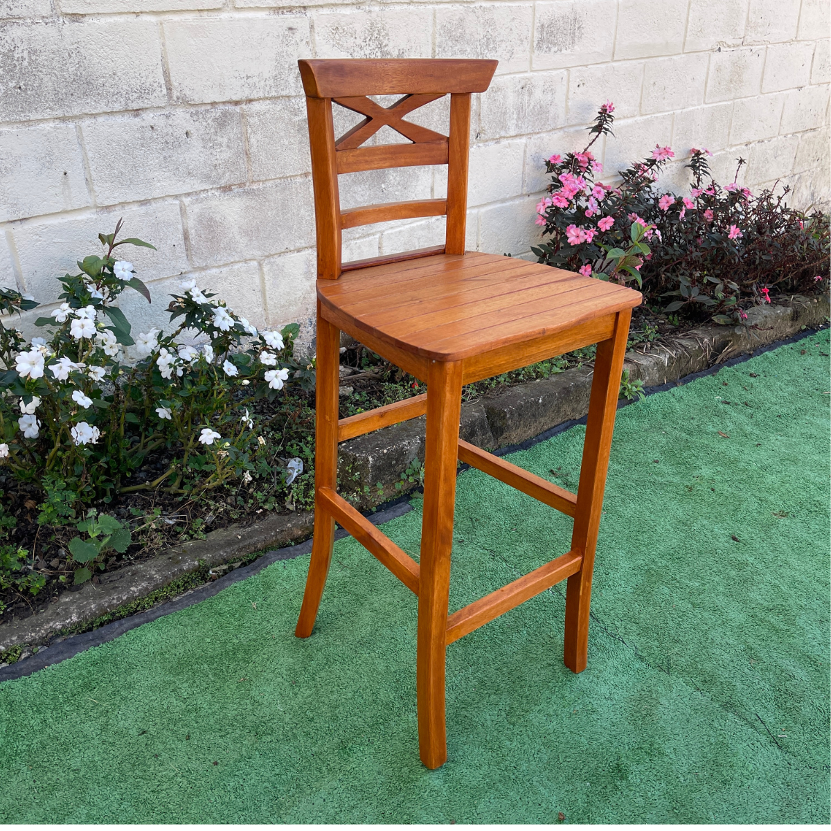 Banqueta Abc em Madeira de Demolição Sudeste Rústico - 4