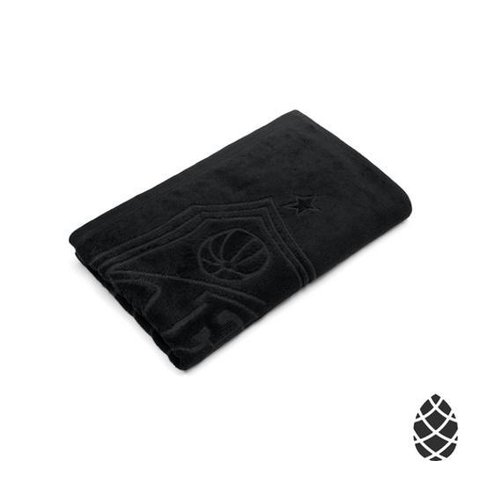 Toalha de Academia Buettner Santos Preta 33x50cm - Oficial