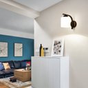 Ver imagem 5 de Arandelas Luminária de parede interna, abajur de vidro moderno minimalista com base e27 para decoraç