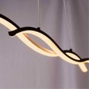 Ver imagem 2 de Pendente Twine Led 15w 3000k Bivolt (a) 7cm X (l) 88cm X (p) 8,5cm Alumínio e Silicone Preto