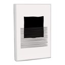 Ver imagem 1 de Quadro Decorativo Linhas Modernas Minimalistas Iii com Moldura Filete