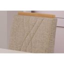 Ver imagem 2 de Conjunto: Mesa Sala Jantar Carol c/ Tampo Madeirado c/ Vidro 130cm + 4 Cadeiras Nicole Nature/Off