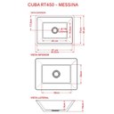 Ver imagem 4 de Cuba de Apoio Retangular Para Banheiro Lavabo C01 RT45 Branco - Lyam Decor