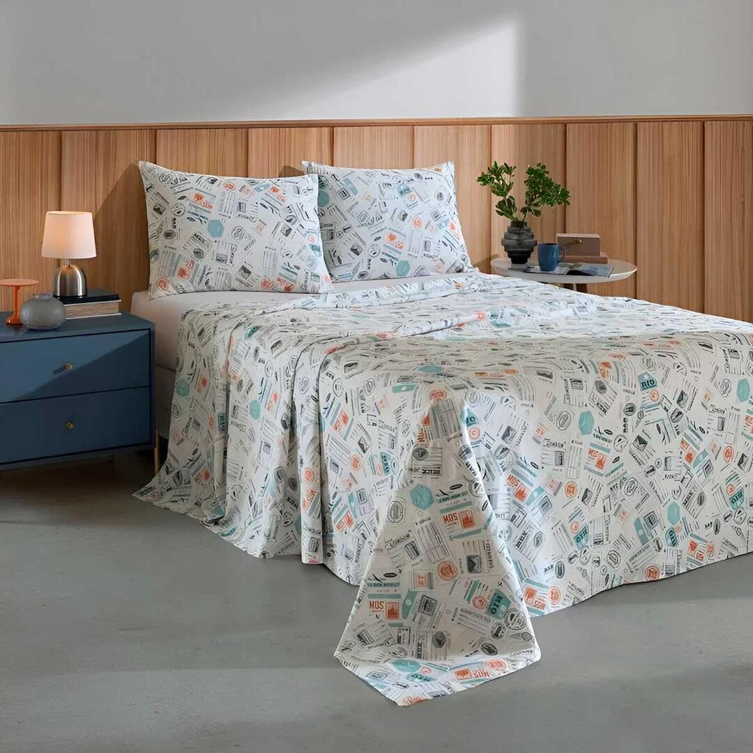 Jogo de Cama Casal 130 Fios Dohler Priori