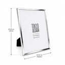 Ver imagem 5 de Porta Retrato Moldura Metal Cromado Slim
