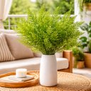Ver imagem 1 de Galhos Ramo Samambaia Planta Artificial Jardim 40cm Kit 8PÇS