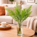 Ver imagem 2 de Galhos Ramo Samambaia Planta Artificial Jardim 40cm Kit 8PÇS