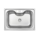 Ver imagem 2 de Cuba Tramontina Morgana 60 FX Undermount em Aço Inox com Acabamento Acetinado com Válvula 69x49 cm
