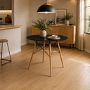 Ver imagem 2 de Conjunto Mesa e Cadeira Eiffel 90cm e 4 Cadeiras Polipropileno Eames Dsw Sala Jantar Preta