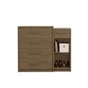 Ver imagem 6 de Comoda 5 Gavetas Com Corrediças 1 Porta 100% Mdf Branco