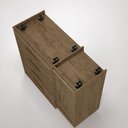 Ver imagem 3 de Comoda 5 Gavetas Com Corrediças 1 Porta 100% Mdf Branco