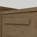 Ver imagem 4 de Comoda 5 Gavetas Com Corrediças 1 Porta 100% Mdf Branco