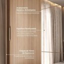 Ver imagem 7 de Kit Guarda Roupas 2 Portas e Cômoda Araçá CabeCasa MadeiraOriginals Marrom/Nogueira