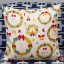 Ver imagem 4 de Kit com 4 Capas para Almofadas Natalinas Renas