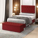 Ver imagem 1 de Kit Painel Centaurus 160 e Calçadeira Sagitarius Veludo Aradecor