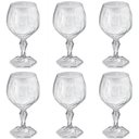 Ver imagem 1 de Conjunto 6 Taça para Água Suco 350ml Plástico Uz Tango Transparente