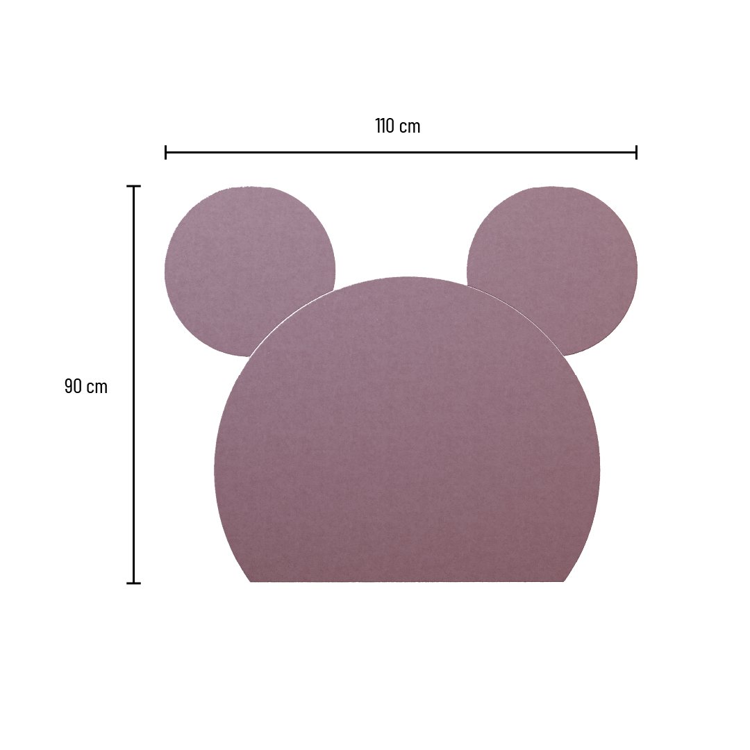 Cabeceira Estofada em Linho Infantil Mickey/minnie 90x110cm Larg. Rosa - 3