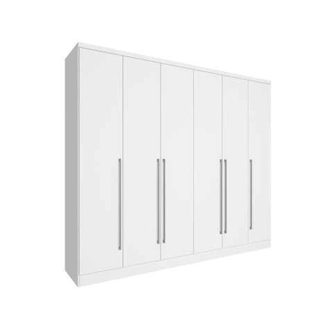 Guarda Roupa Sevilla Casal 6 Portas 8 Gavetas Tcil:neve