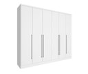 Ver imagem 1 de Guarda Roupa Sevilla Casal 6 Portas 8 Gavetas Tcil:neve