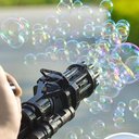 Ver imagem 7 de Máquina Elétrica Tiktok Lança Bolhas Preto