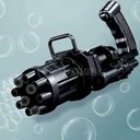 Ver imagem 2 de Máquina Elétrica Tiktok Lança Bolhas Preto