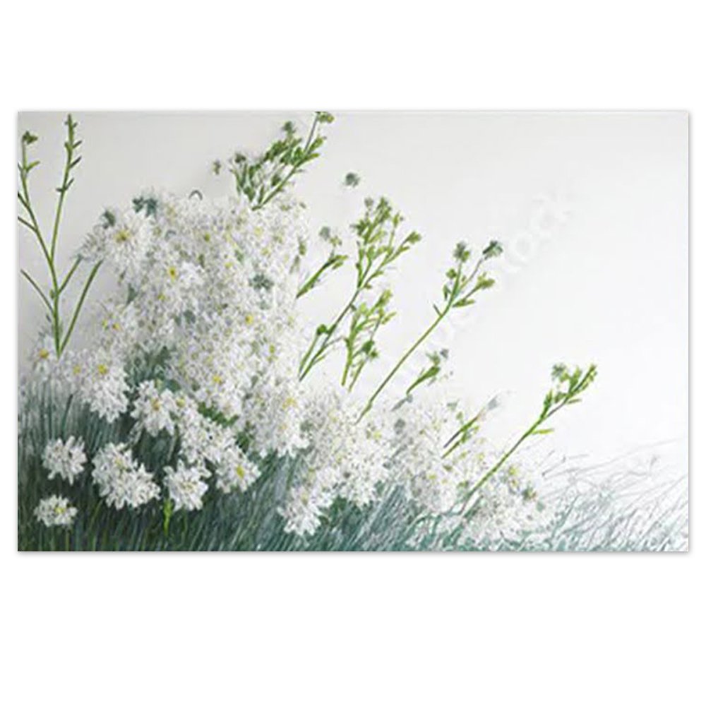 Quadro Decorativo Floral Pintura, Tela em Canvas ideal para  Sala, Quarto e Hall  (100x70 cm) - 1