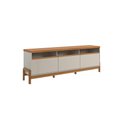 Ver imagem 3 de Rack + Elegance 1.8 Buffet Elegance Off White New Jequitiba - Lukaliam Móveis Off White New/jequitib