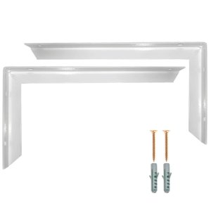 Kit 2 Suporte Mão Francesa Reforçada 60cm Branca