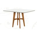 Ver imagem 2 de Sala de Jantar Completa Madeira Maciça com 4 Cadeiras 1,20 x 0,90 metros - Milão - Art Salas