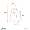 Ver imagem 6 de Kit 6 Cadeiras Miami Pp Várias Cores - Fratini