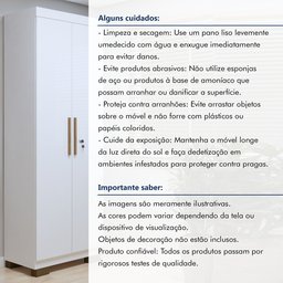 Armário Multiuso 2 Portas com Chave e 5 Prateleiras Asteca   - 12