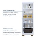 Ver imagem 7 de Armário Multiuso 2 Portas com Chave e 5 Prateleiras Asteca Branco