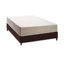 Ver imagem 1 de Cama Box Novo + Colchão Anatômico Kappesberg D33 Carmine + Base Crc Corano Brown