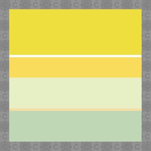 Papel de Parede Texturado Autocolante Listras Amarela, Azul e Cinza - 2