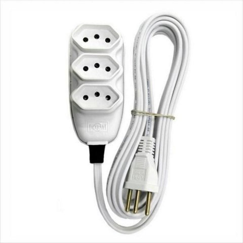 Extensao C/cabo Pp 3tom 2p+t 10a 5mts Br Ilumi 171001