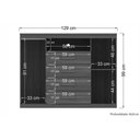 Ver imagem 3 de Cômoda Casal Master C- 2 Portas e 4 Gavetas Jatobá - Santos Andirá