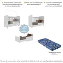 Ver imagem 3 de Berço Americano 3x1 com Colchão Incluso e Rodízios Pimpolho