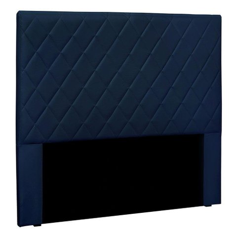 Cabeceira Queen 1,60m Córdoba Suede - Pallazio Cor Azul Marinho