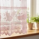 Ver imagem 5 de Cortina Cozinha Renda Toscana Bando 2,00x1,30 Alt:Rose