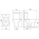 Ver imagem 3 de Bacia com Caixa Acoplada 3/6 Litros Azálea Branco Celite