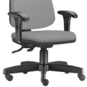 Ver imagem 5 de Cadeira Giratória Job Diretor Executiva Couro Sintético Cinza - Lyam Decor