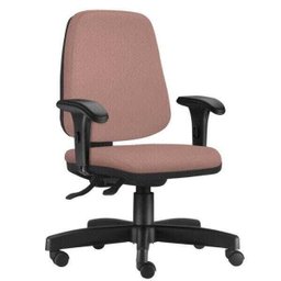 Cadeira Giratória Job Diretor Executiva Suede Rosê - Lyam Decor - 1